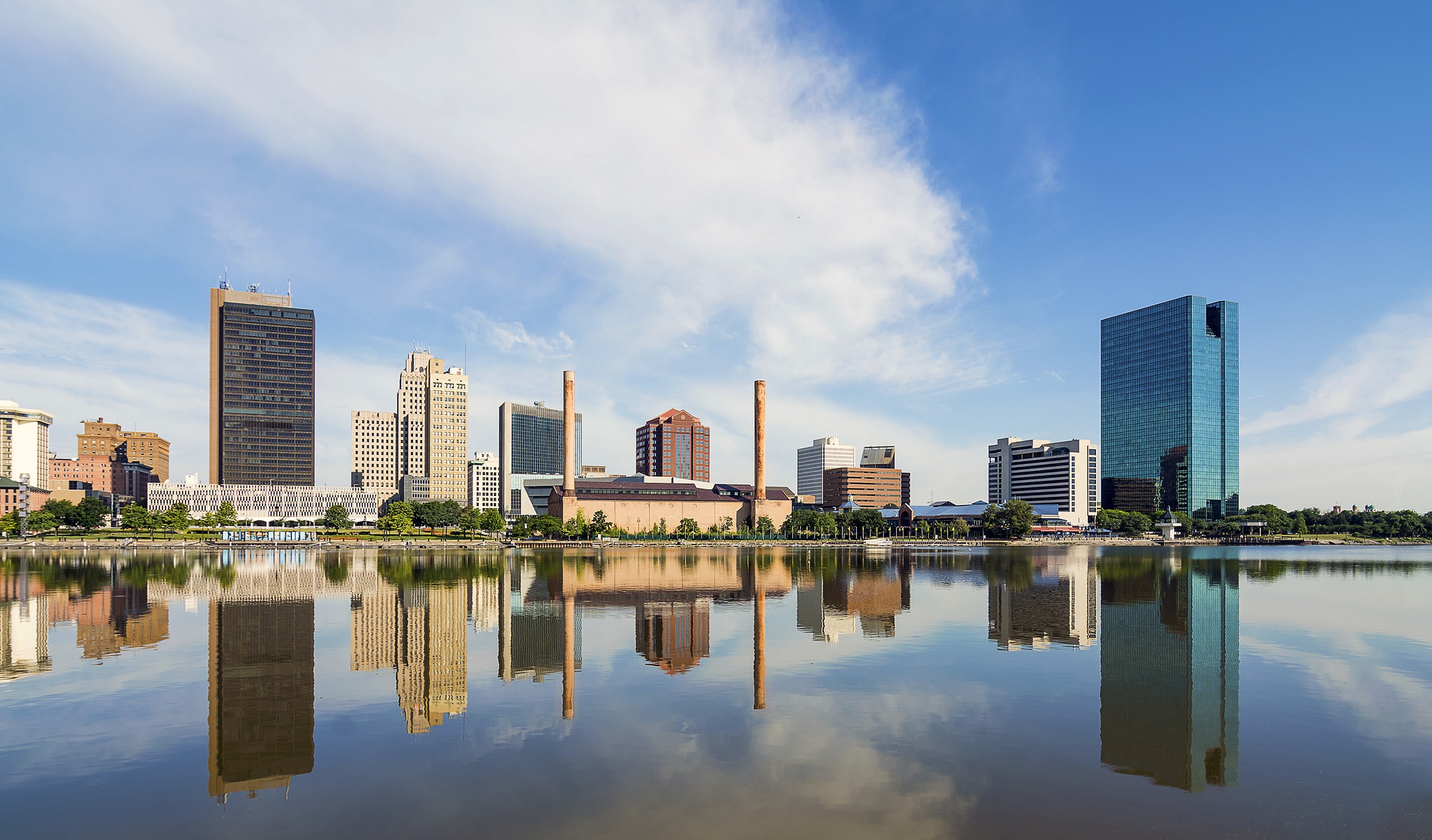 Toledo Ohio skyline.